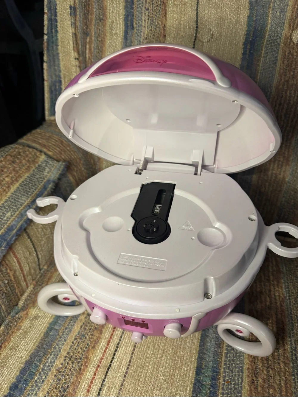 Disney Pink and White Princess Carriage Karaoke Player